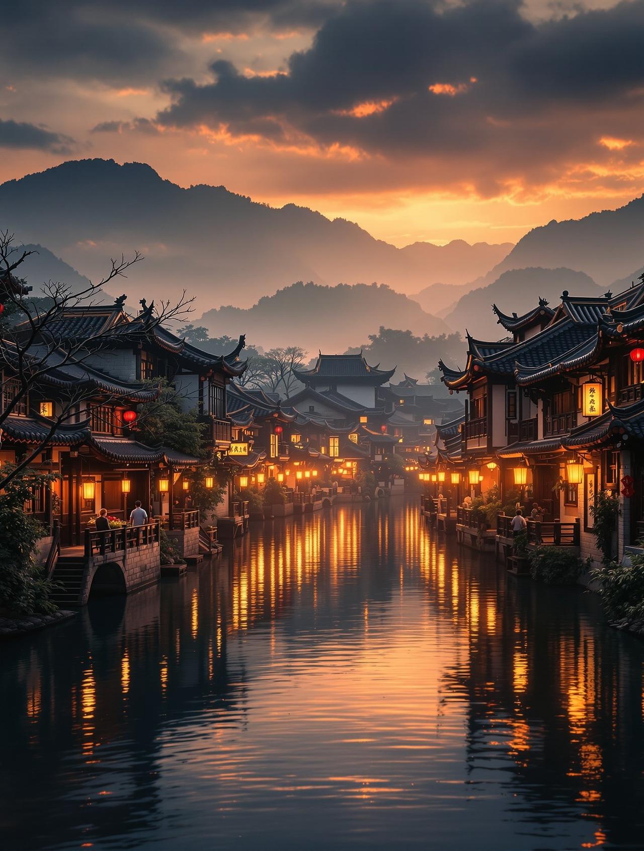 丁香花视频影视作品《古镇往事》封面